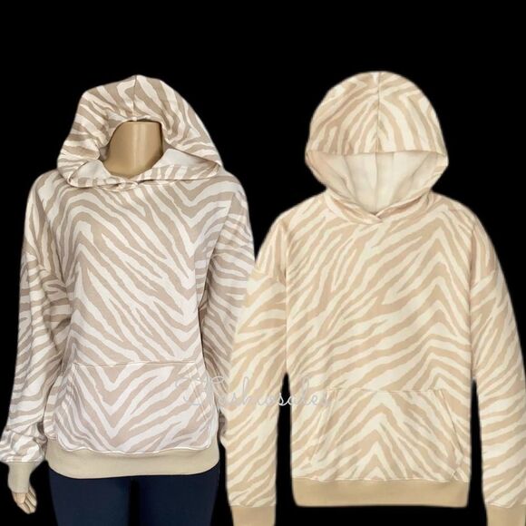 Victoria’s Secret Pink Pullover Sweatshirt zebra - Picture 8 of 14